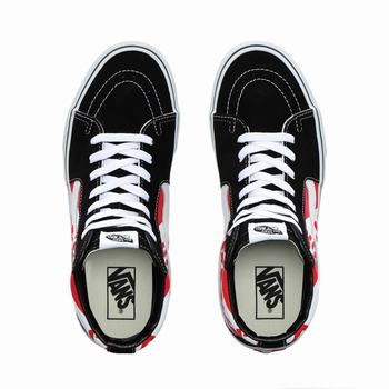 Damske Kotnikove Tenisky Vans OTW Quarter Sk8-Hi Čierne/Biele VA80GDJES